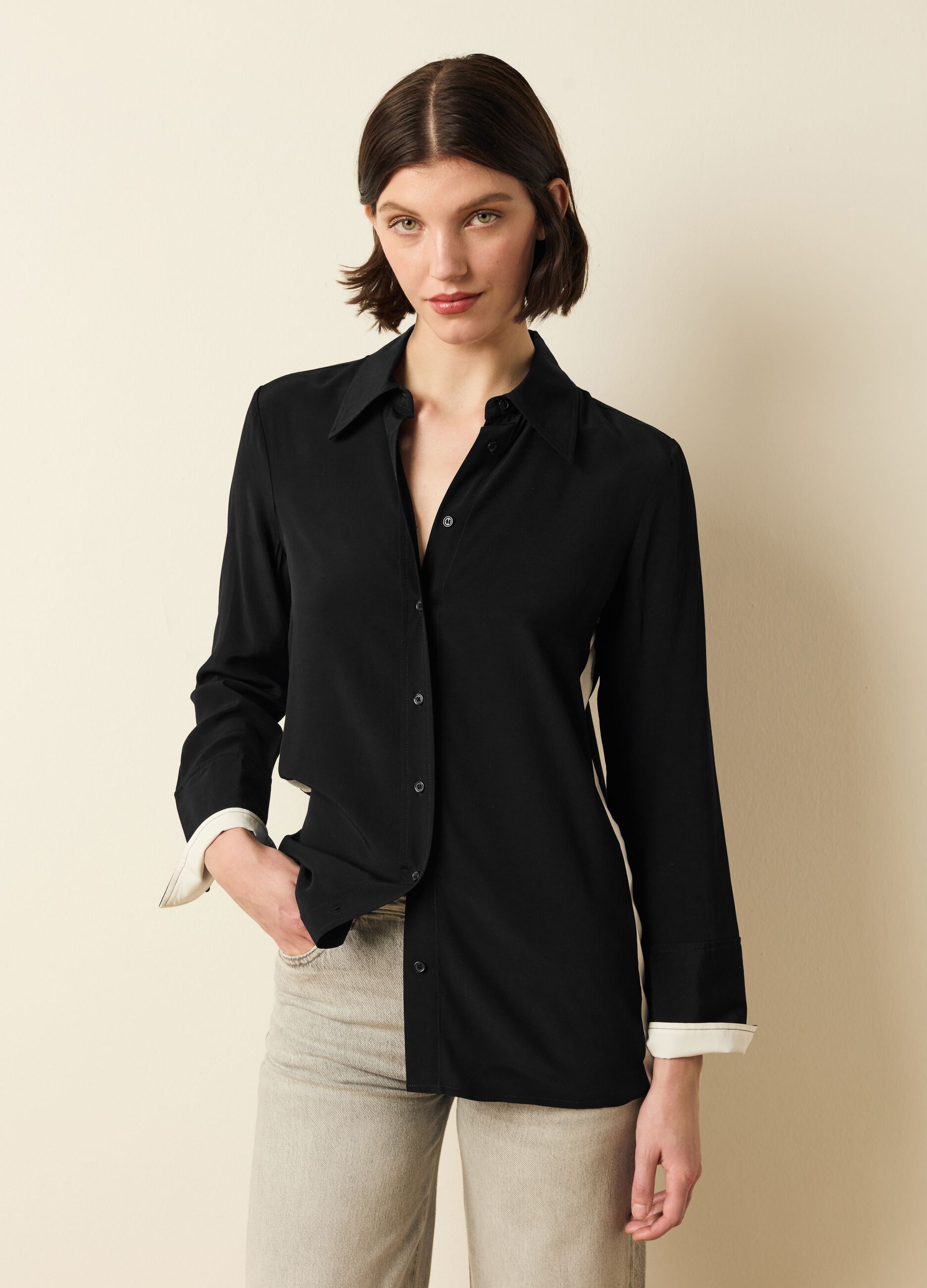 Camicia in viscosa