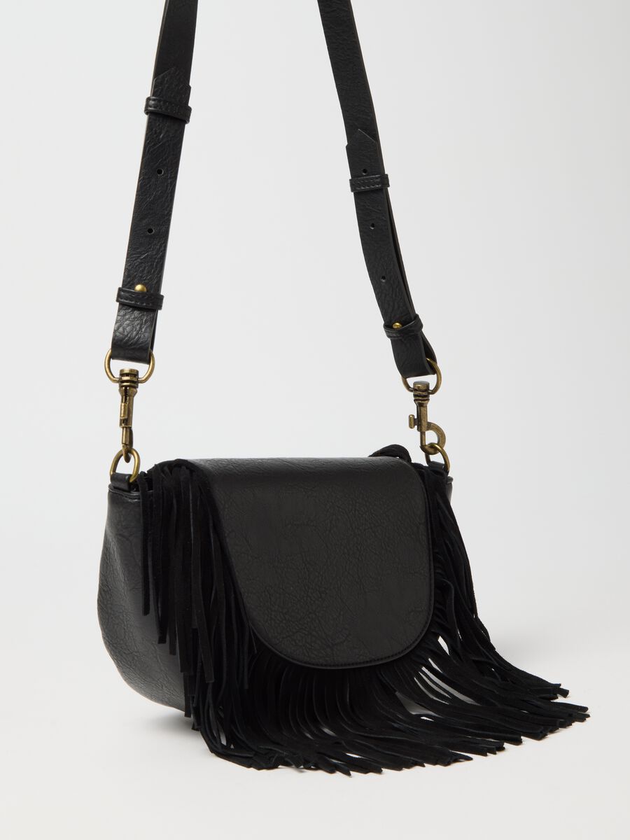 Black fringe handbag_2