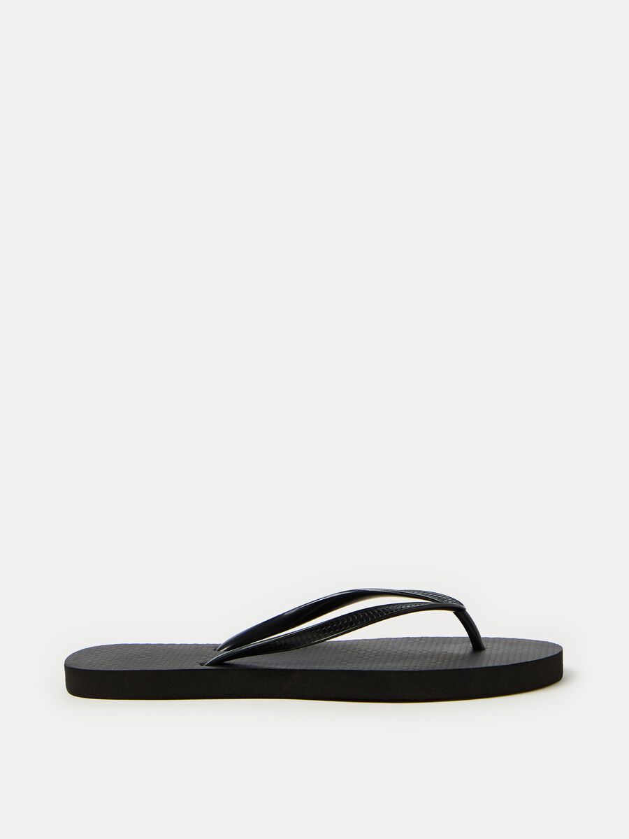 Solid colour thong sandals_0