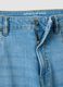 Light blue slim fit stretch cotton denim jeans_5