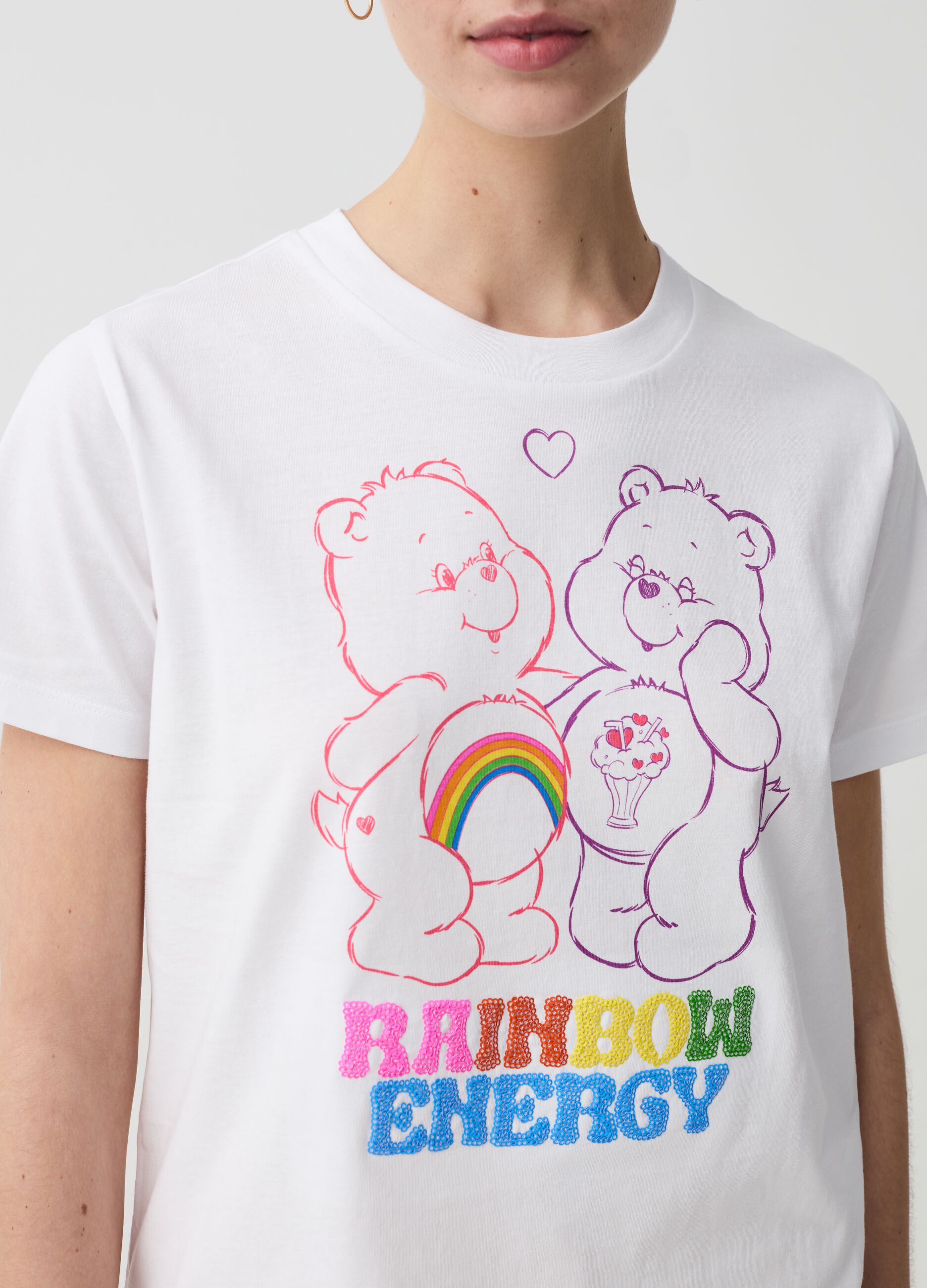 T-shirt with Care Bears print