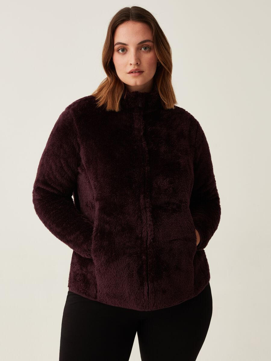 Full-zip a collo alto Curvy_0