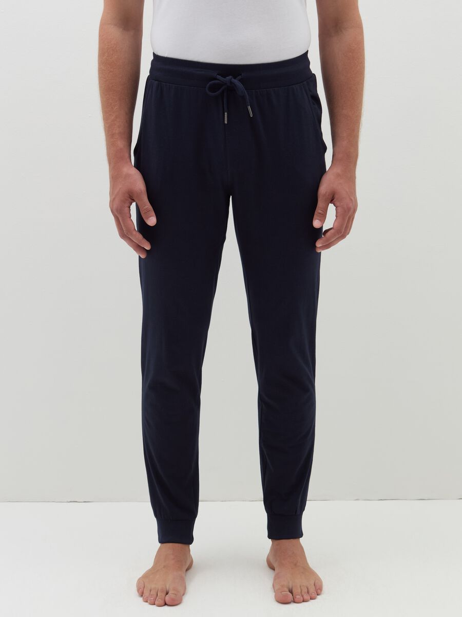 Pantalone pigiama con coulisse_1