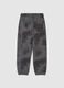 Children's multicolour joggers in pure cotton with TieDye pattern_1