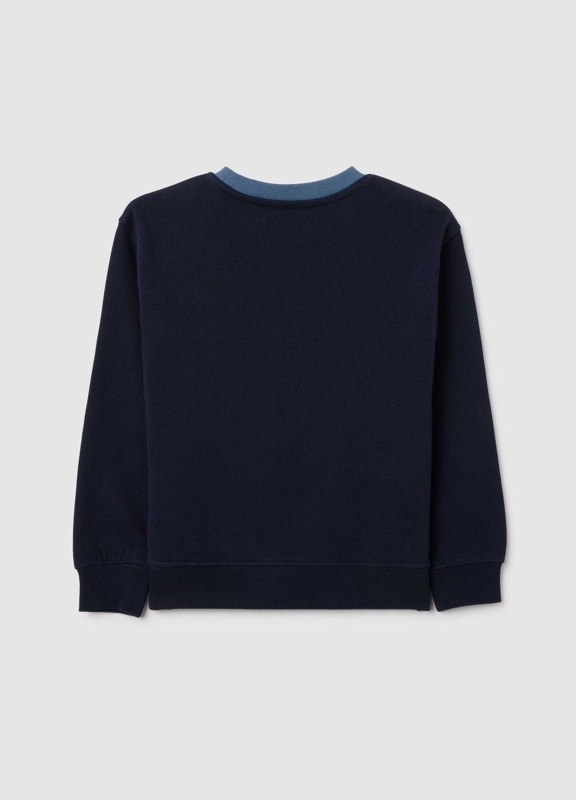 Child's sweatshirt in multicolour pure cotton, oversized fit