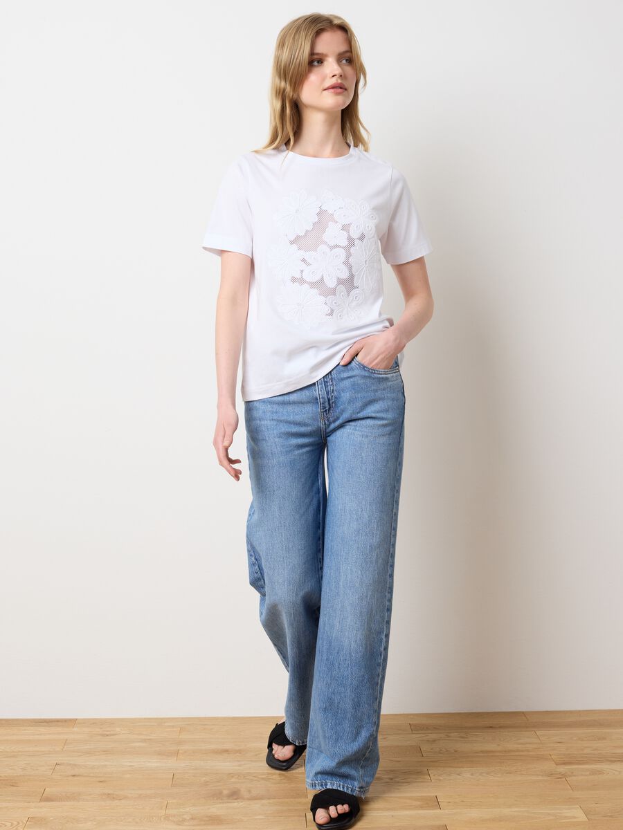 Women's pure cotton white t-shirt regular fit_2