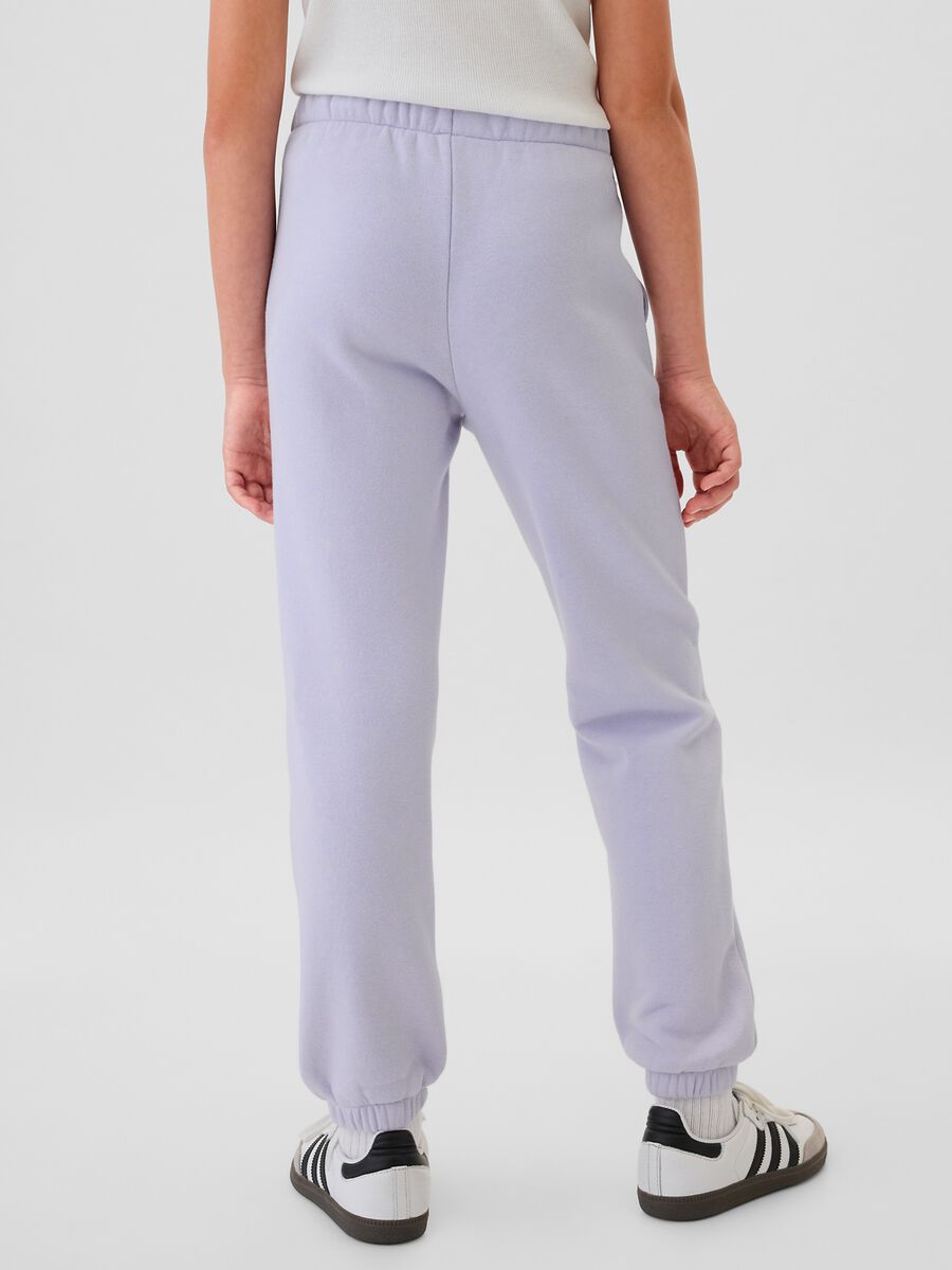 Joggers with drawstring and logo embroidery_2
