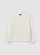 White Regular Fit Pure Cotton Kids' T-Shirt_0