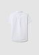 Camicia bianca in misto lino e cotone da ragazzo regular fit_4