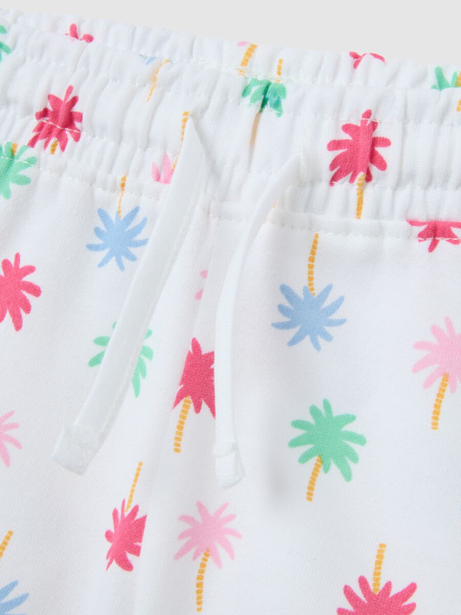 Newborn cotton shorts in multicolour with regular fit_2