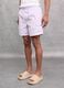 Pastel Lilac Cargo Swim Shorts_1