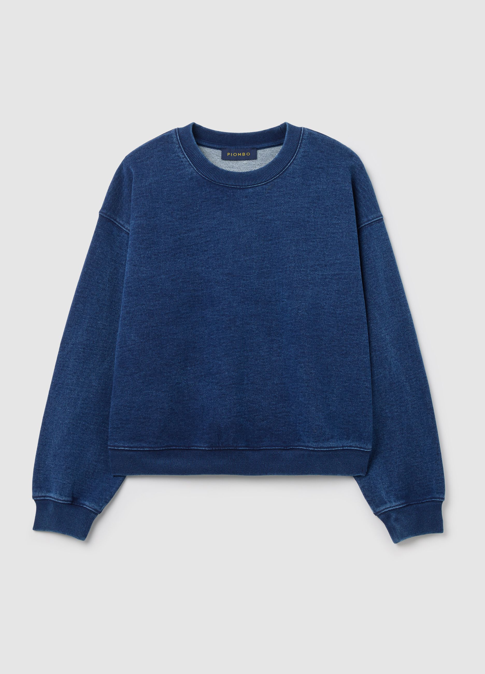 Oversized sweatshirt in denim