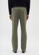 Green Stretch Cotton Regular Fit Trousers_2