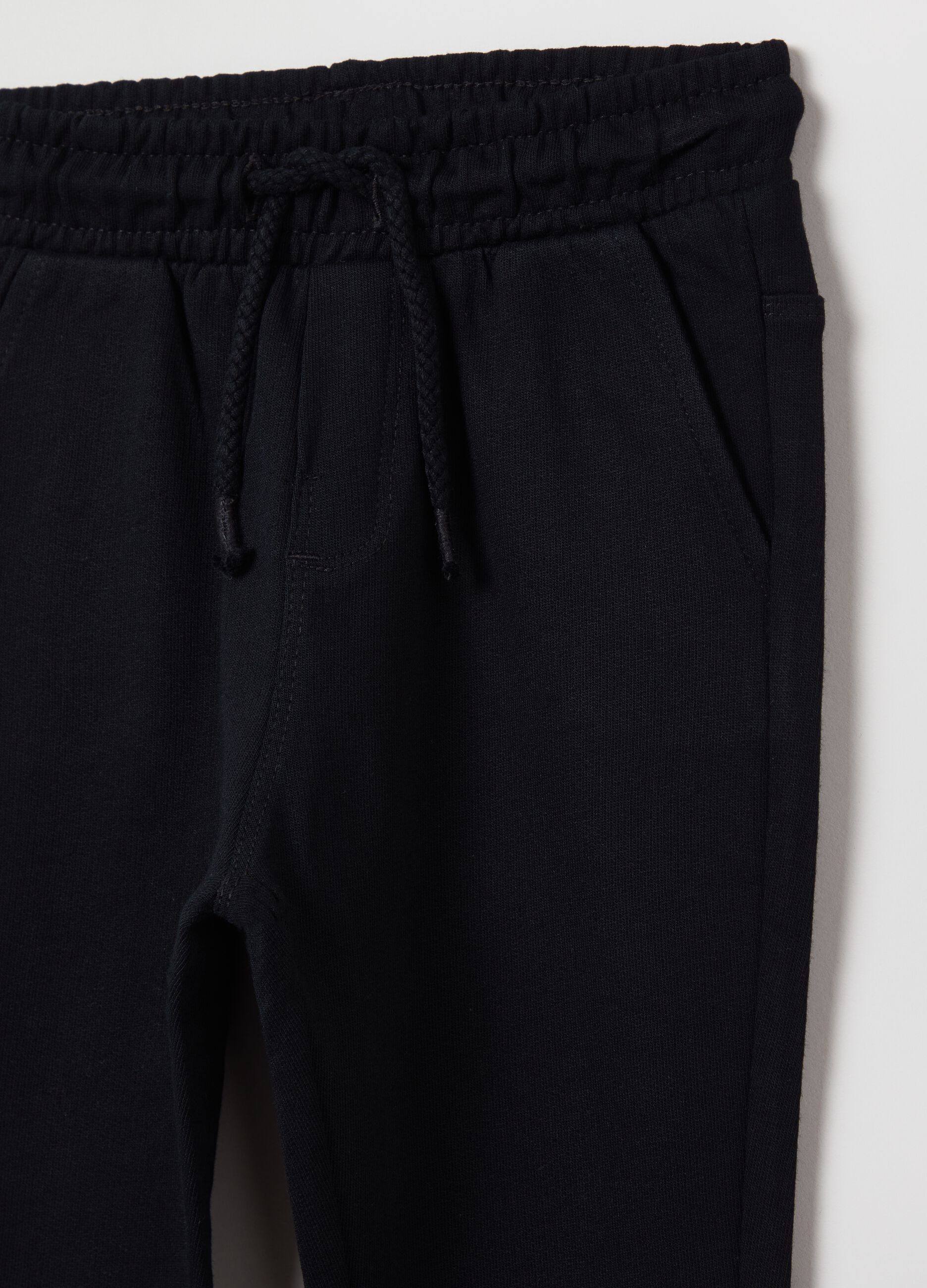Joggers in felpa con coulisse_2