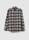 Flannel shirt with check pattern_4