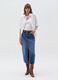Midi pencil skirt in denim_0