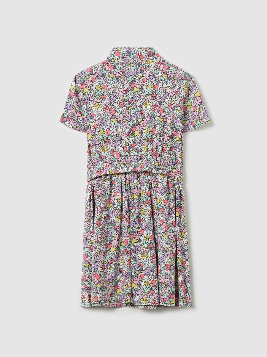 Floral dress in viscose_1