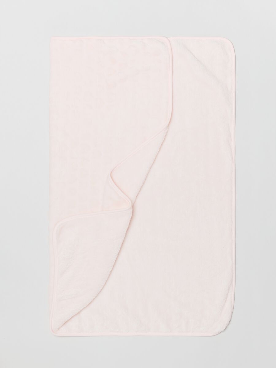 Coperta in velour con fantasia pois_1