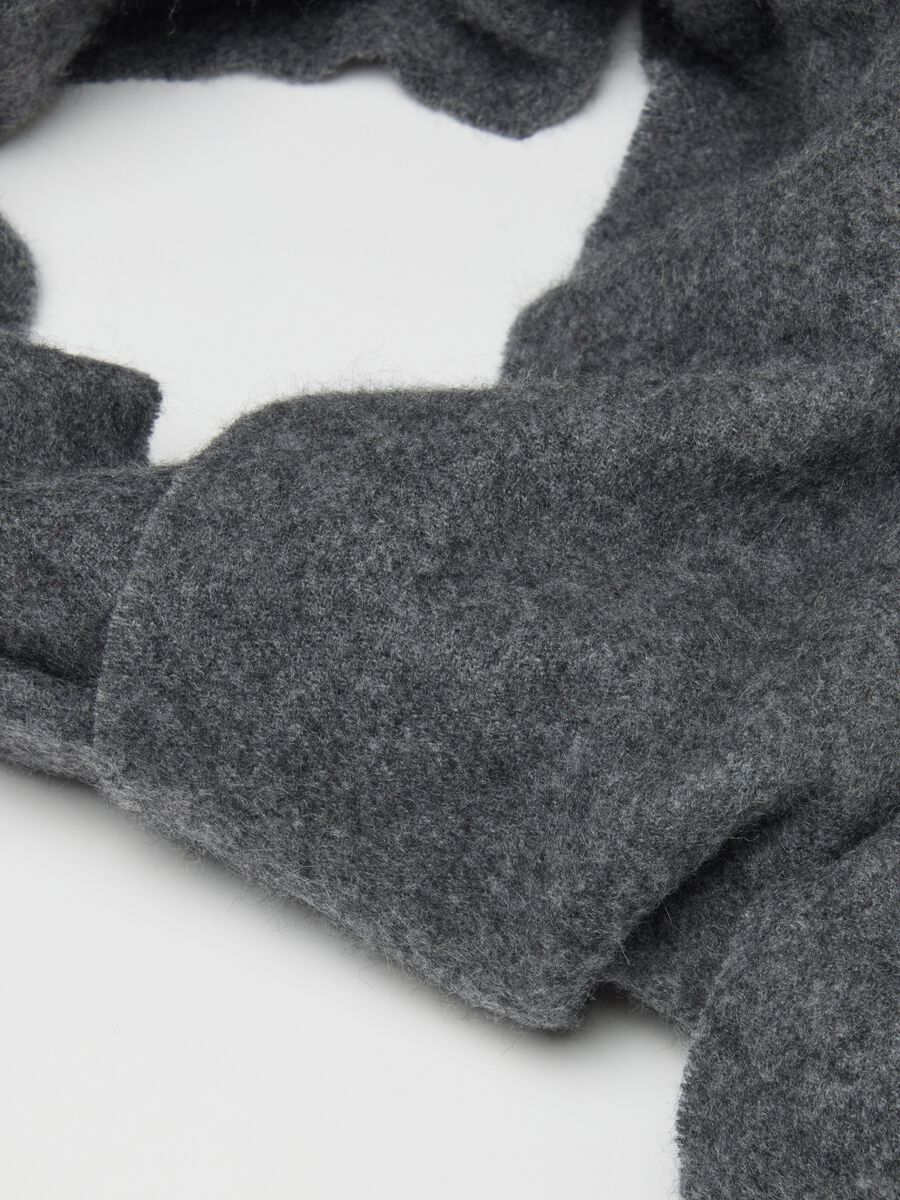 Grey Pure Cashmere Scarf_1
