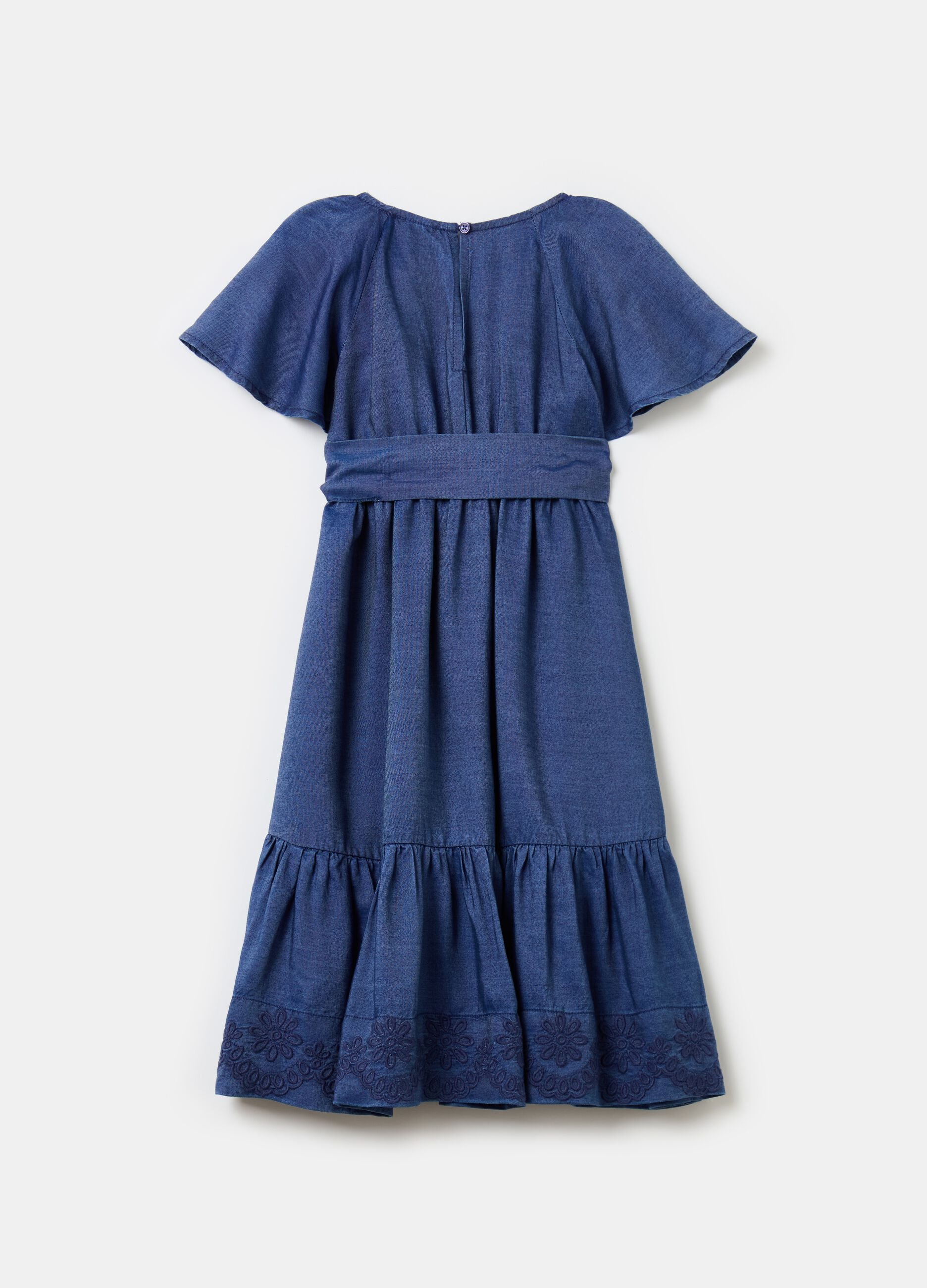 Dress in TENCEL™ Lyocell with embroidery