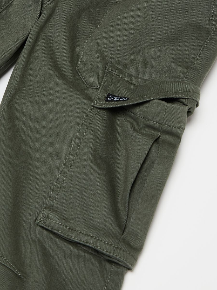 Cargo joggers with drawstring_2