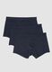 Tripack of men's blue regular fit boxers_4