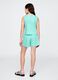 Green Skort with Scalloped Edge_1