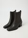 Black Ankle Boots with Comfortable Heel_1