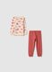 Newborn multicolour pure cotton pyjamas regular fit with diggers_0