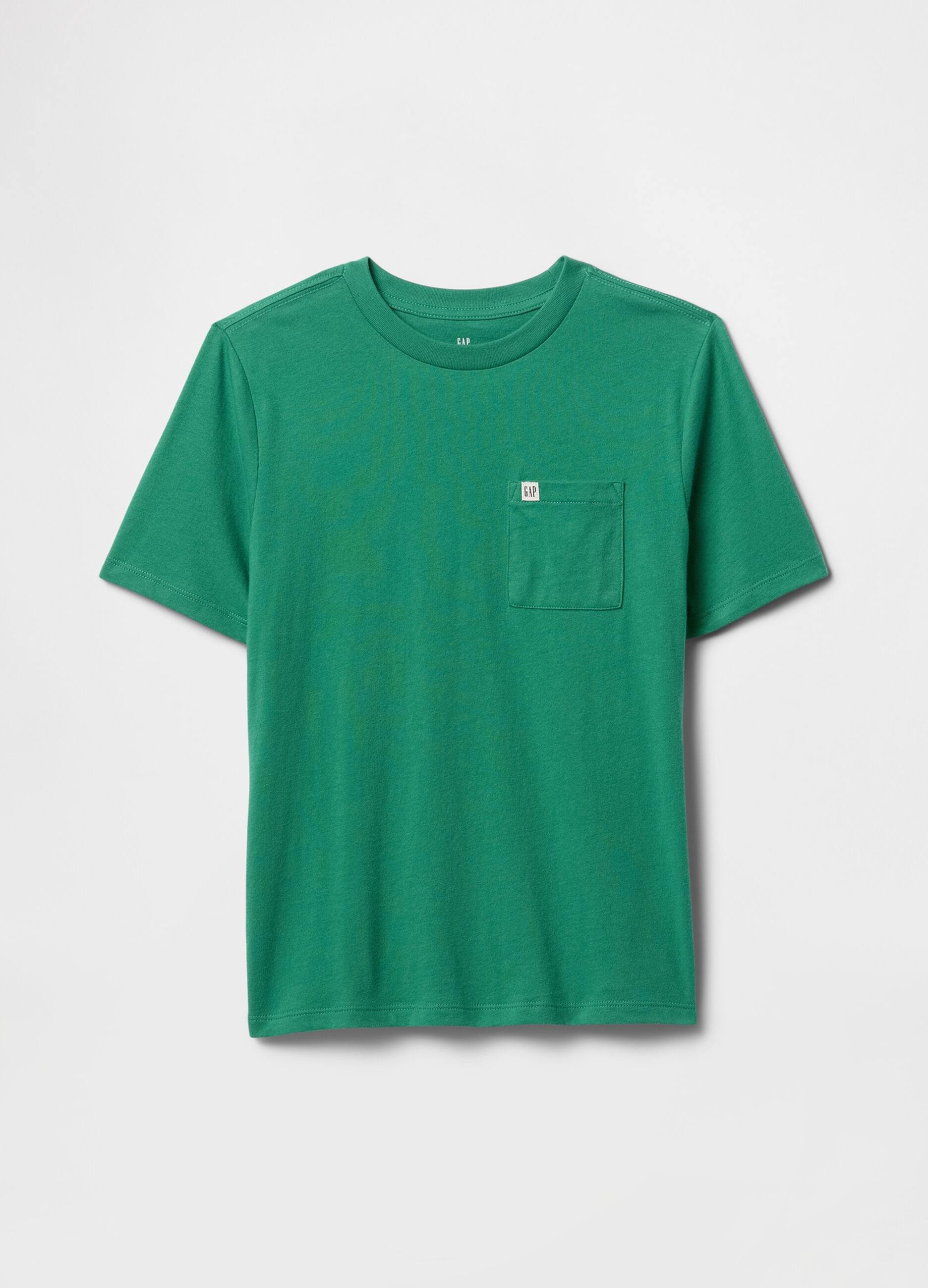 Green short sleeve cotton t-shirt for boys GAP Kids