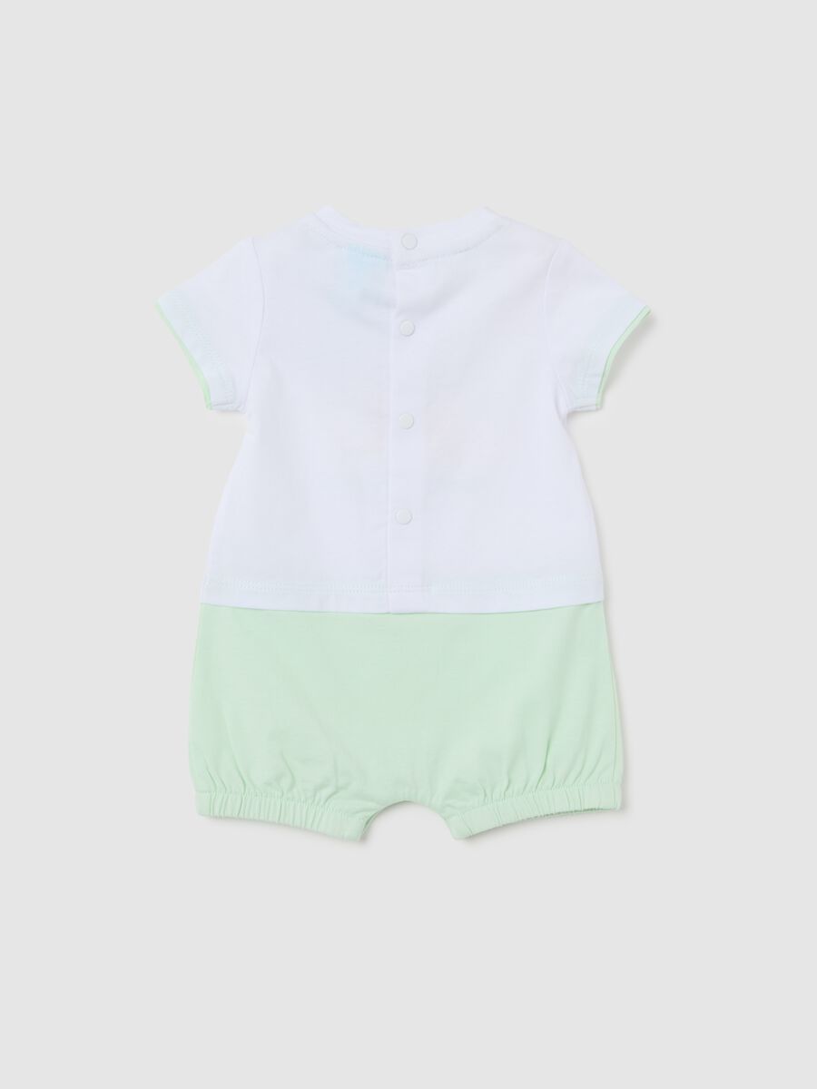 Multicolour pure cotton baby bodysuit_1