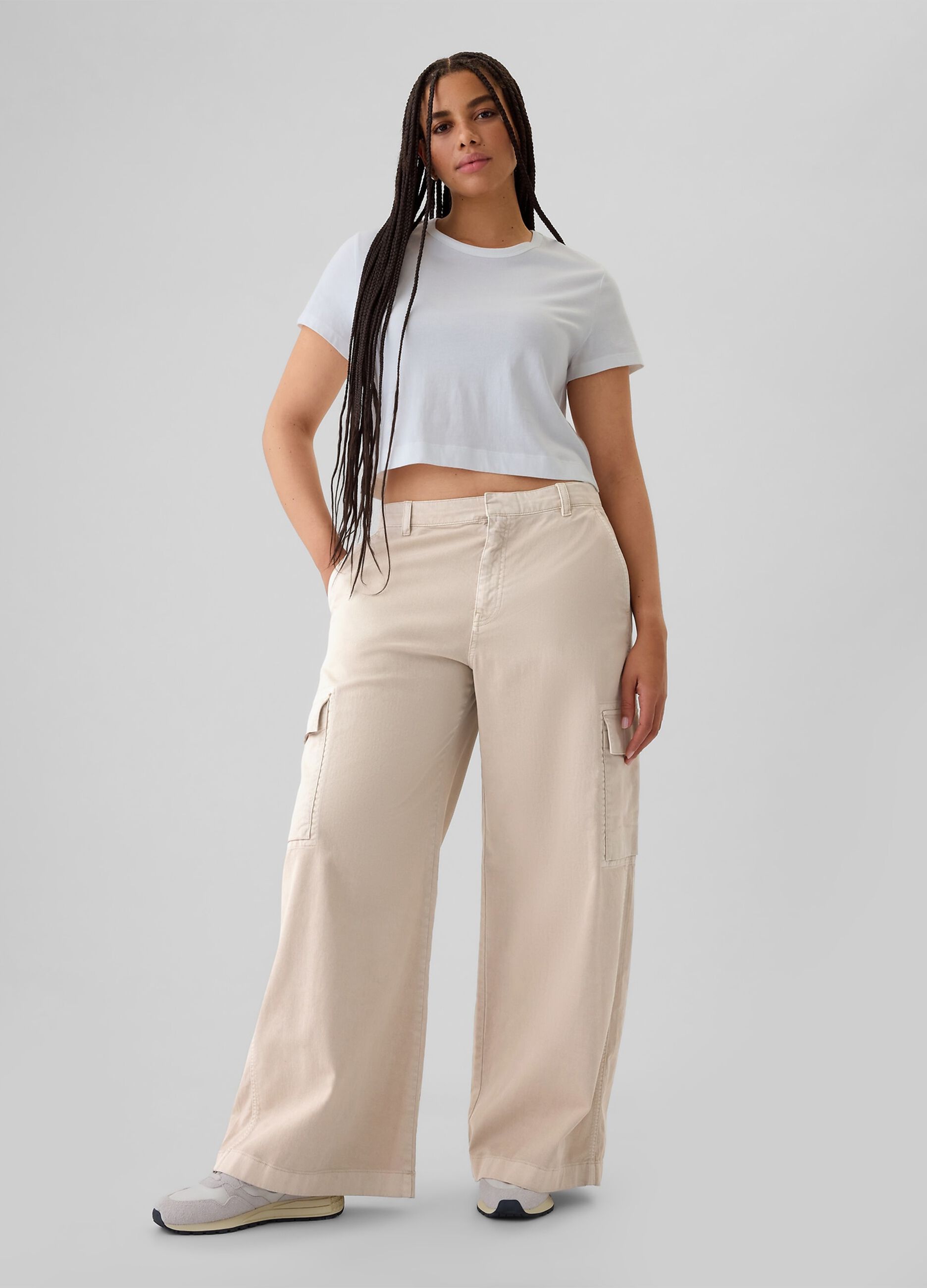 Baggy-fit cargo trousers