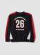 Black cotton-blend sweatshirt with Ducati print, relaxed fit_2