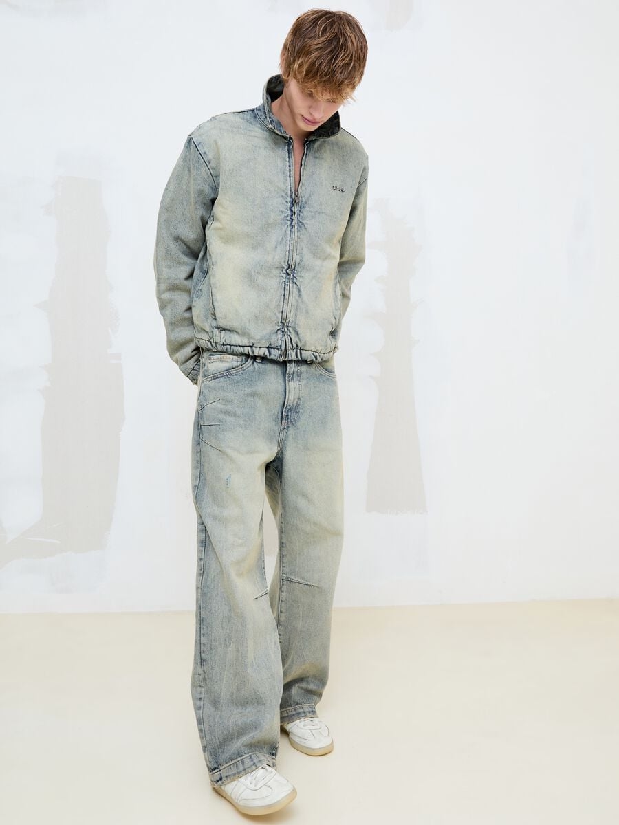 Wide Leg Denim Vintage Light Blue_1