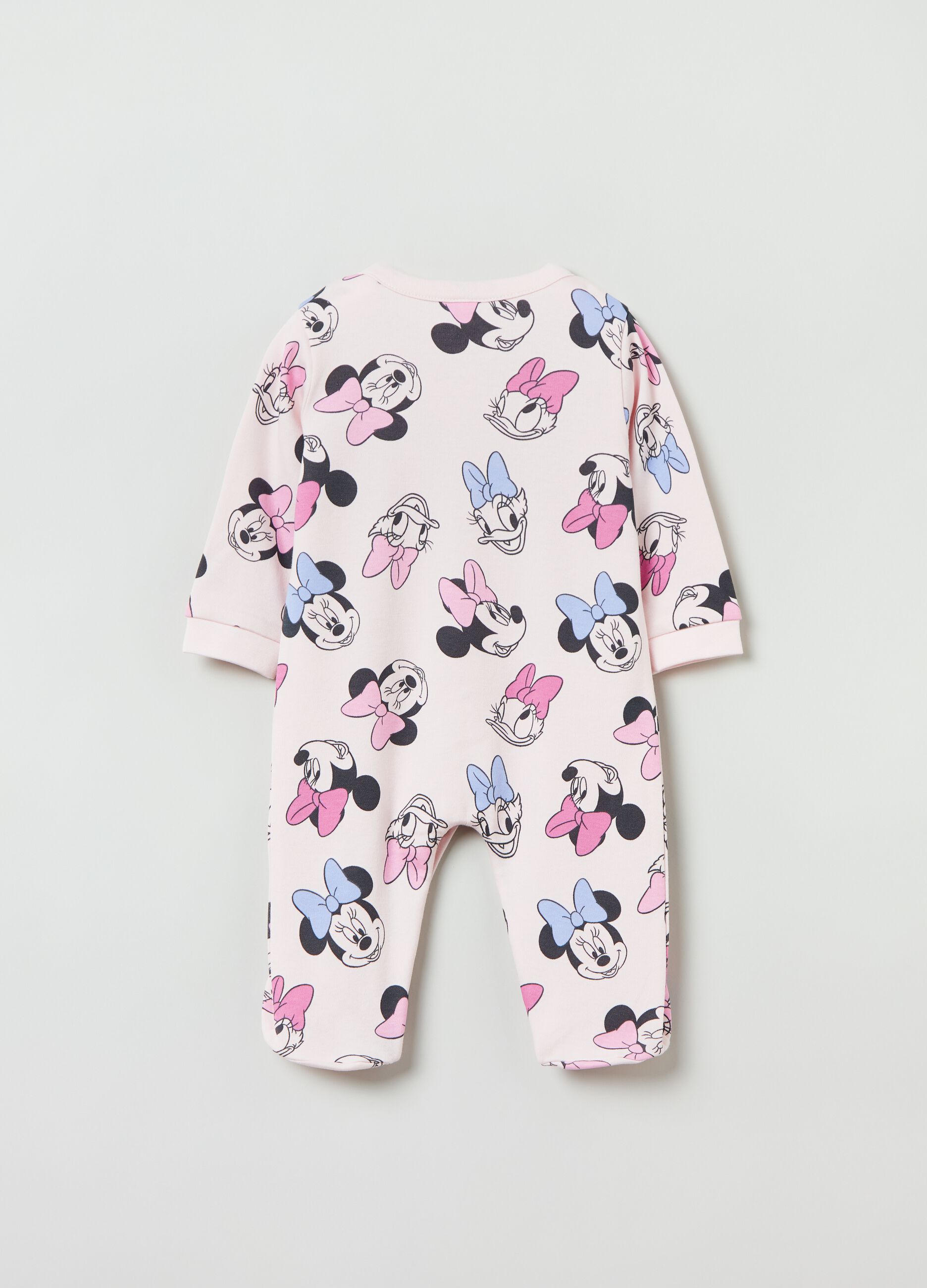 Tutina in cotone stampa Minnie e Paperina_1
