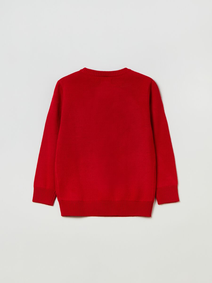 Christmas Jumper con renna Rudolph e pon pon_1