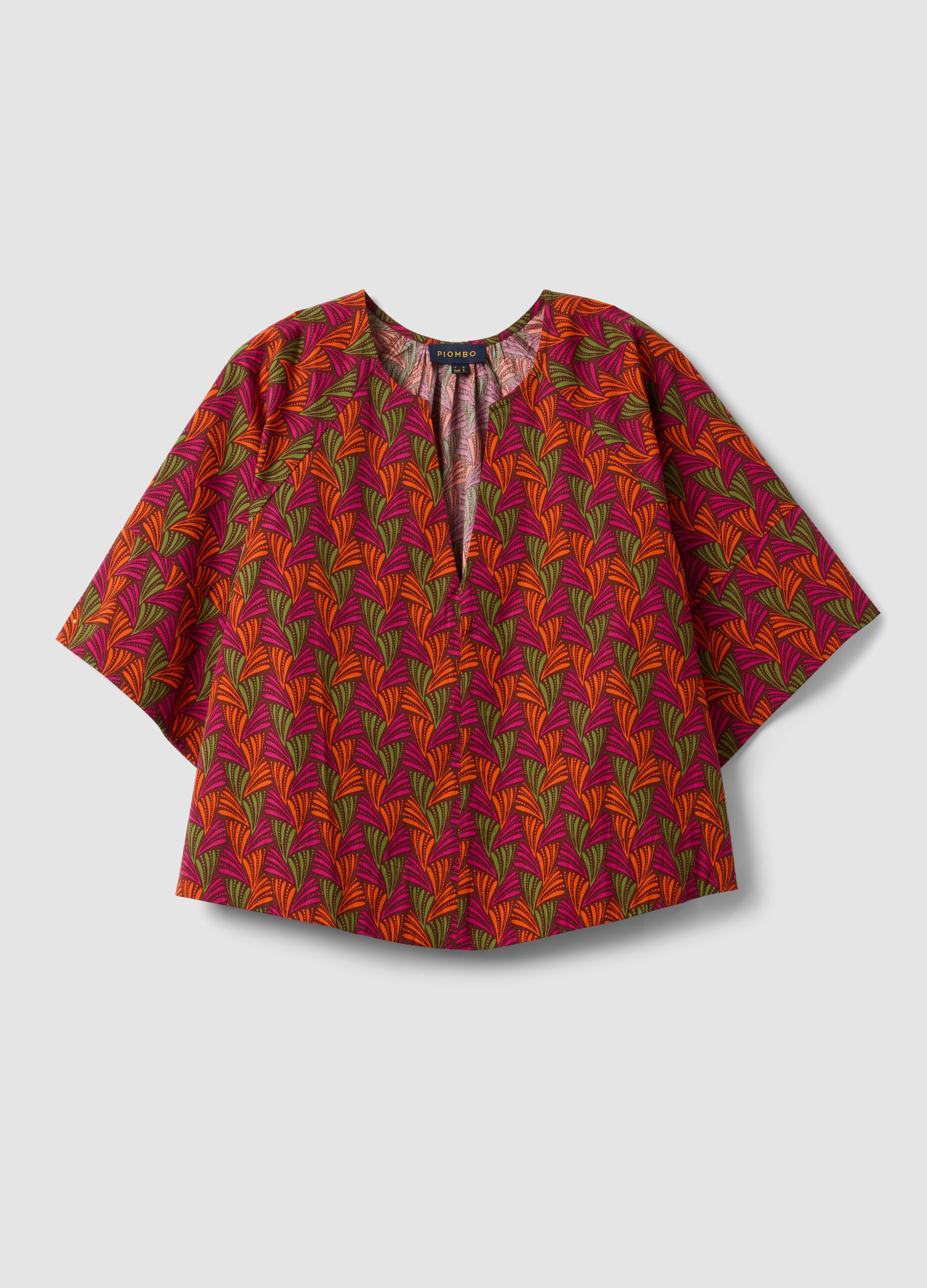 Multicolour pure cotton shirt
