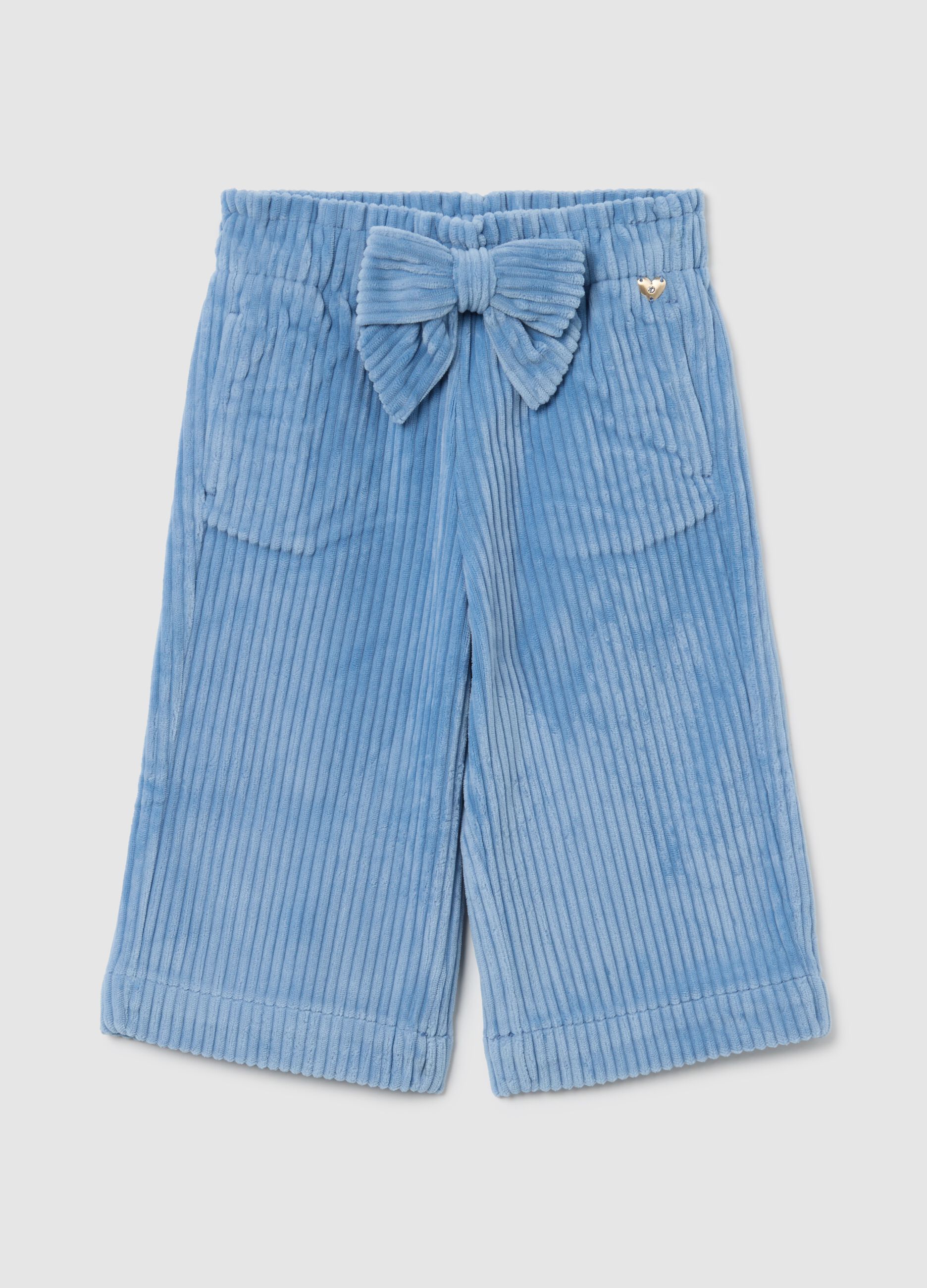Blue Wide-Leg Trousers for Girls