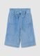Blue Wide-Leg Trousers for Girls_0