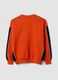 Red cotton-blend sweatshirt with Anaheim Ducks print_6