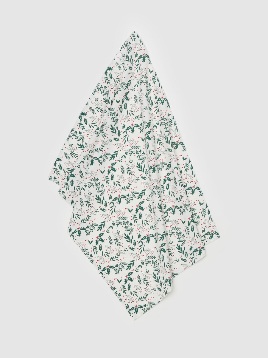 Tea towel with Christmas theme_0