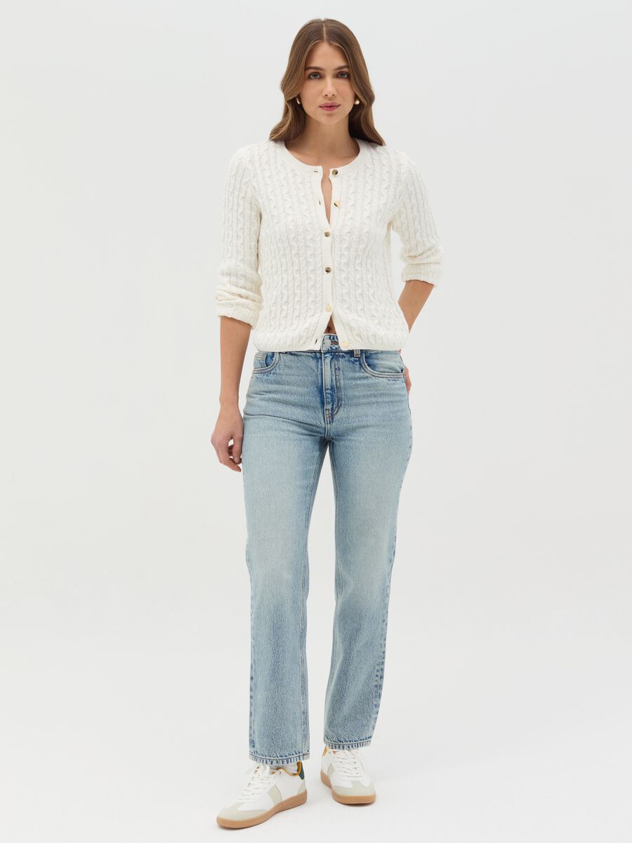 Five-pocket,straight-fit jeans_0