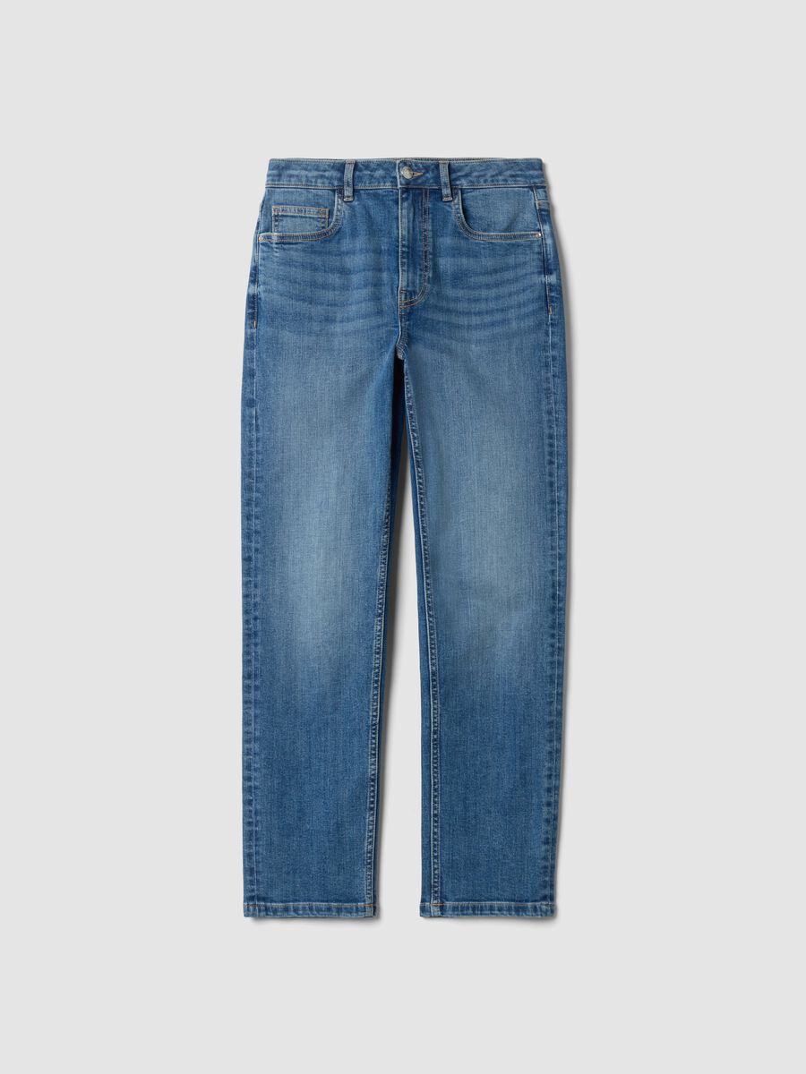 Slim-fit stretch cotton denim jeans_4