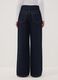 Blue wide-leg jeans in pure cotton_3