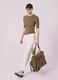 Ribbed stretch modal T-shirt ALTAVIA STUDIO_0