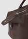 Brown handbag with double handles and zip_2