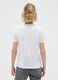 White regular fit pure cotton T-shirt_3
