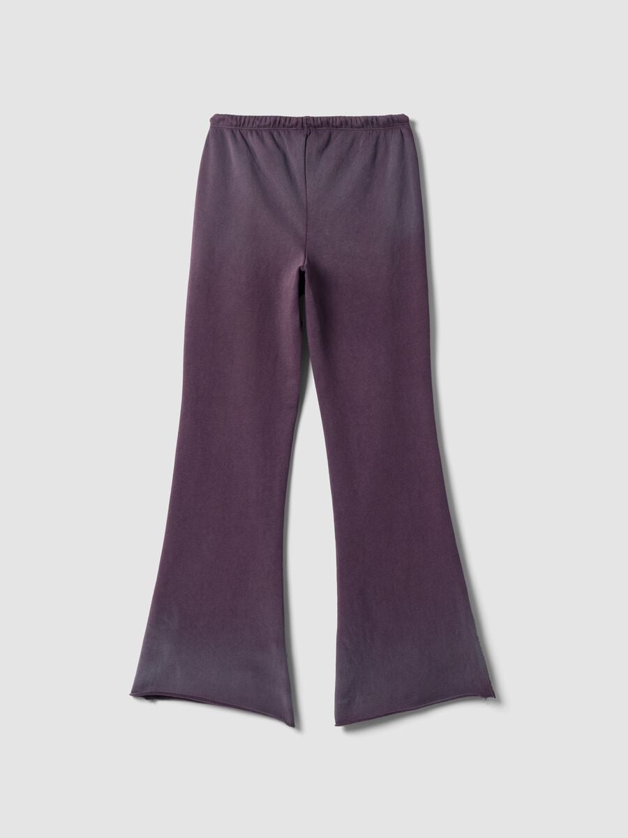 Flare Sweatpants Sunfaded Burgundy_5