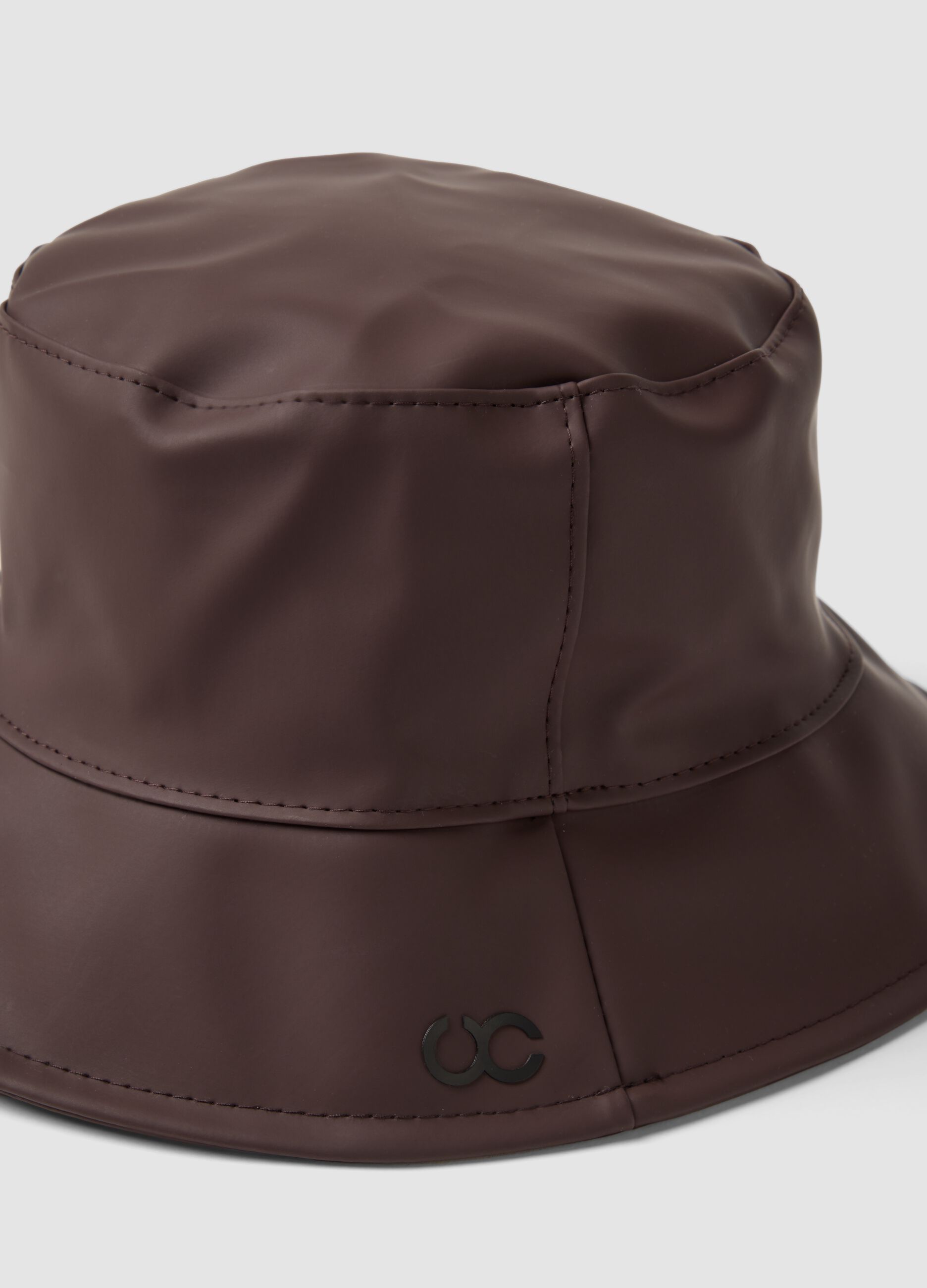 Brown bucket hat