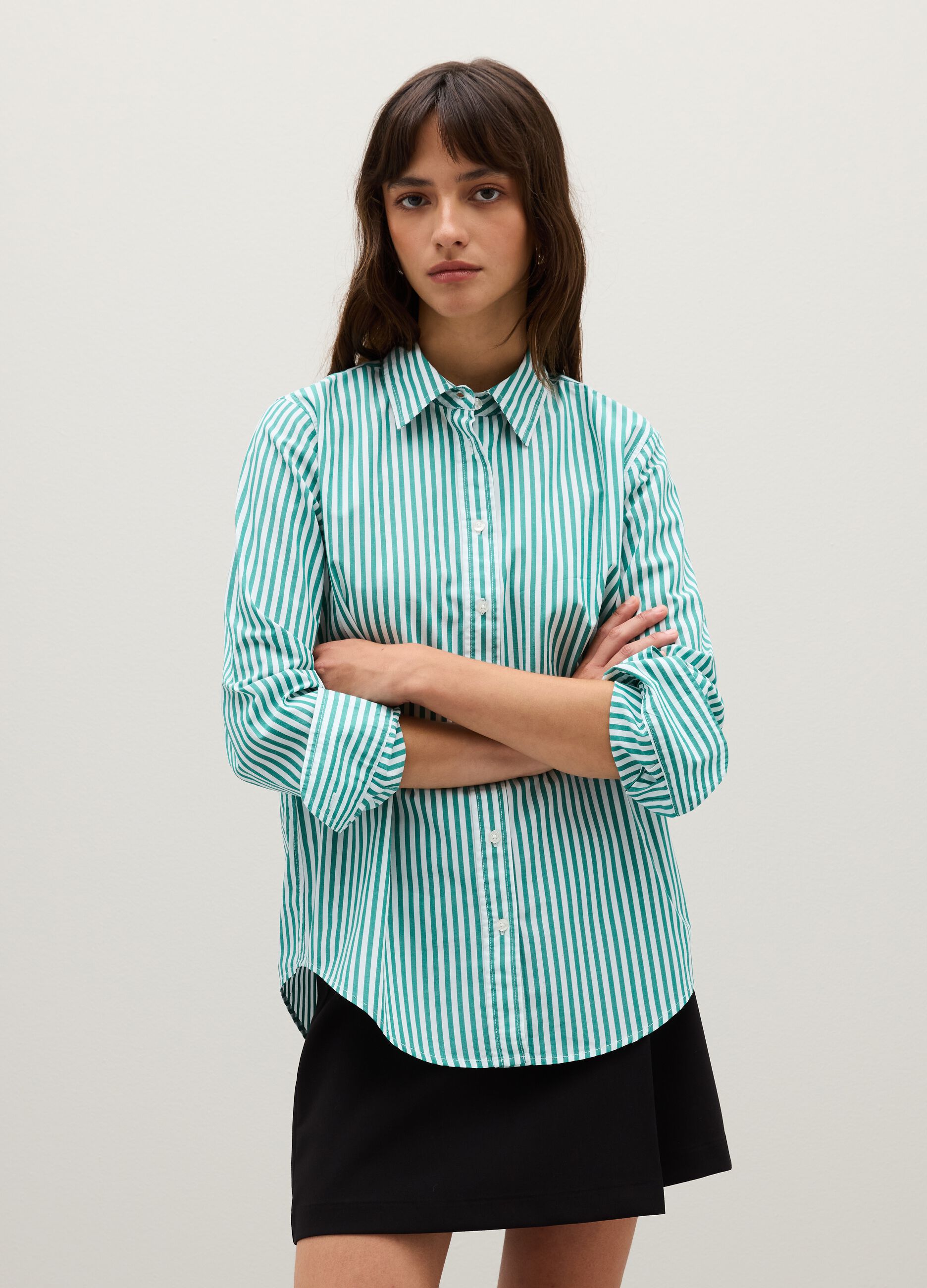 Multicolour Regular Fit Pure Cotton Shirt